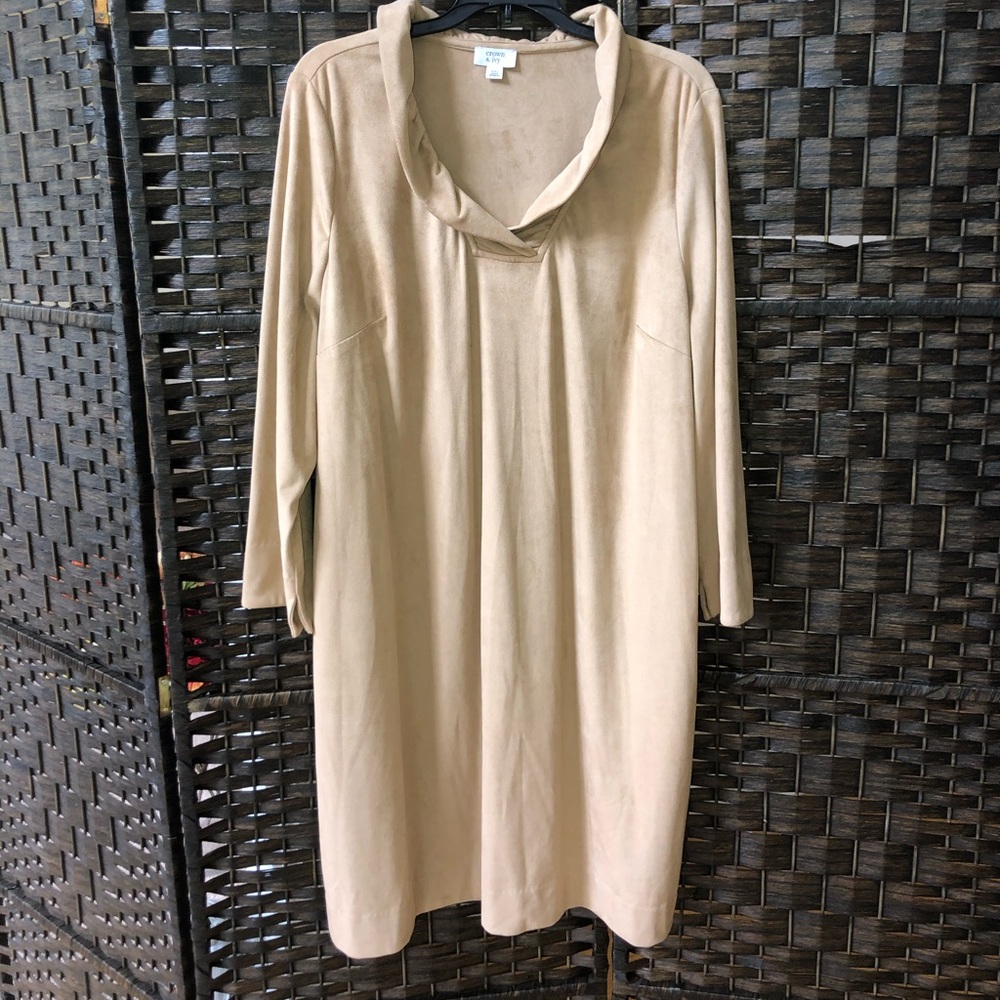 Crown & Ivy Faux Suede Dress